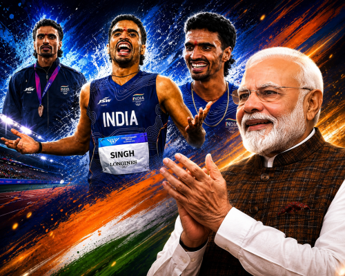 PM Modi Applauds Gulveer Singh's Historic CWG 2026 Bronze