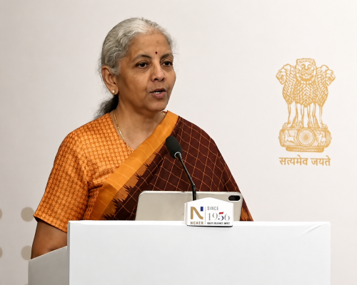Nirmala Sitharaman Reflects on India's Early Development Model at NCAER Lecture