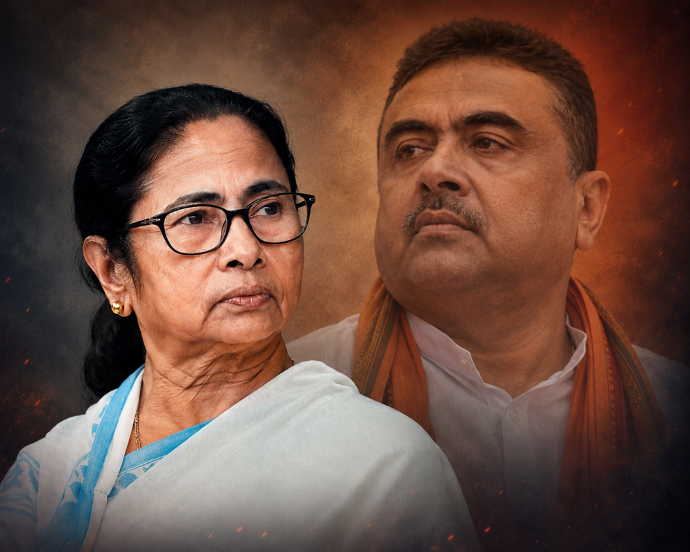 Mamata Banerjee alleges that West Bengal Chief Minister Suvendu Adhikari threatened to restrict her movement.