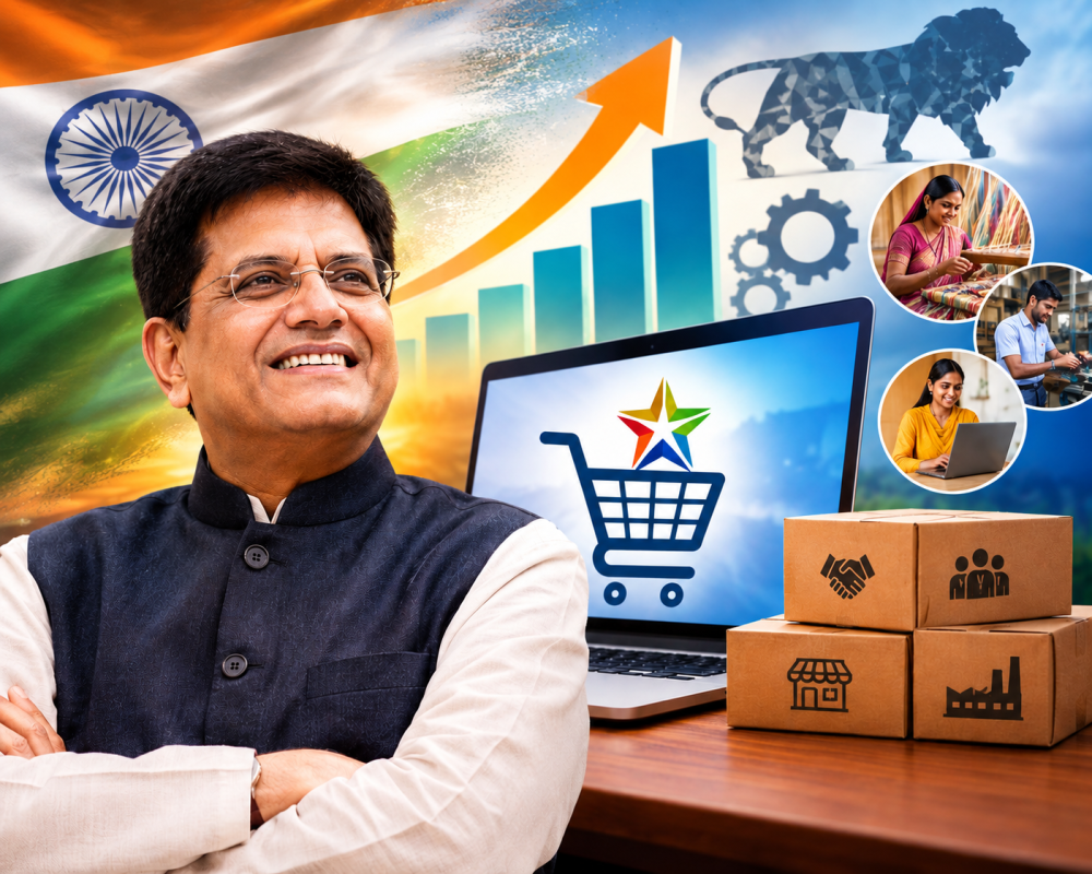 Union Minister Piyush Goyal highlights the growth of Government e-Marketplace GeM