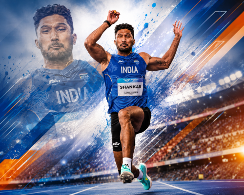 Tejaswin Shankar Scripts History with Decathlon Bronze at Glasgow 2026