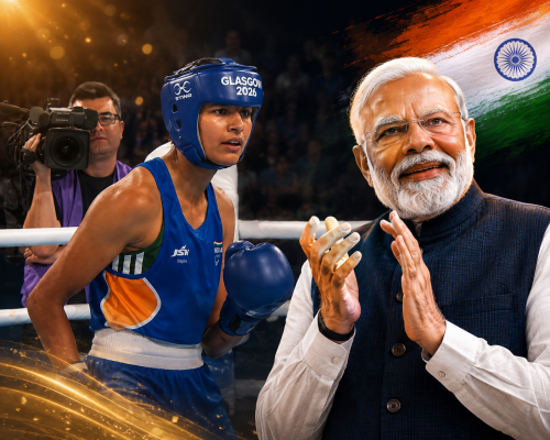 PM Modi Congratulates Jaismine Lamboria on CWG 2026 Gold