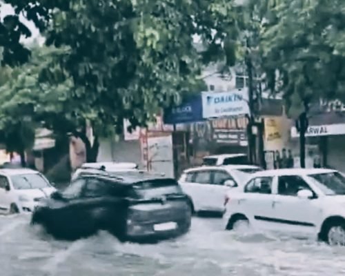 Delhi Rainfall Brings Relief From Humidity, Causes Waterlogging Across City