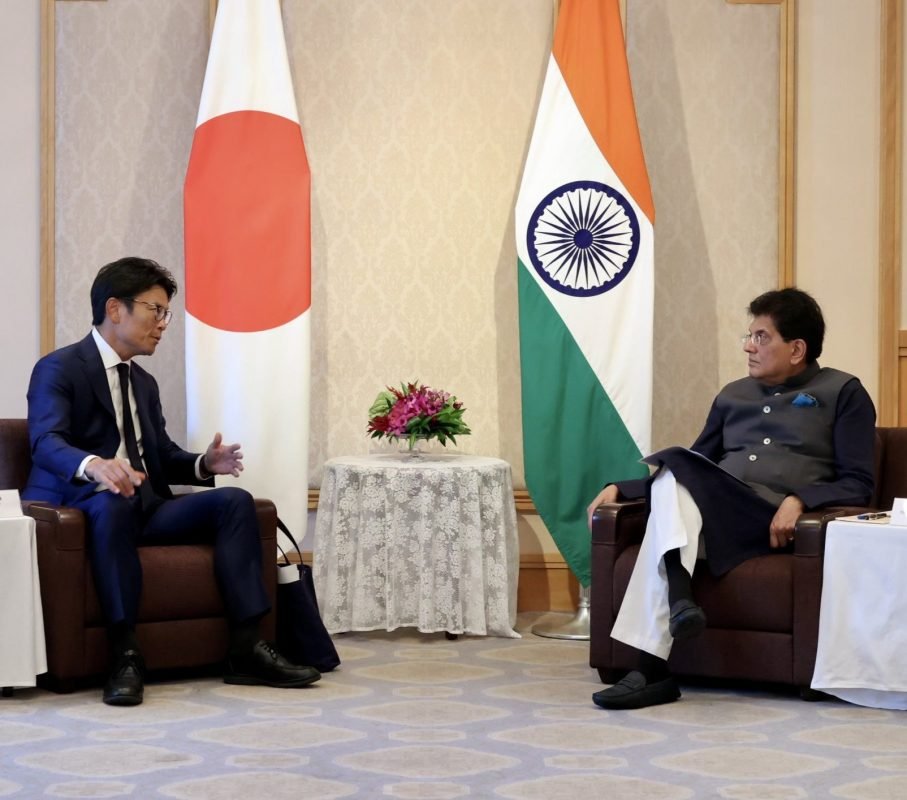 Piyush Goyal meeting Ryo Ohira of Neuberger Berman to discuss India-Japan investment and financial partnerships