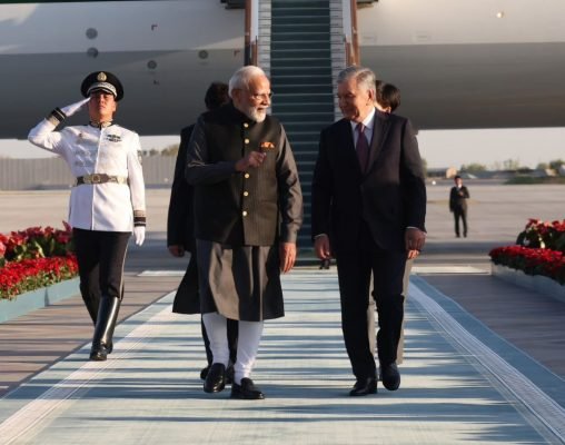 “Landed in Tashkent to a Warm Welcome”: PM Modi