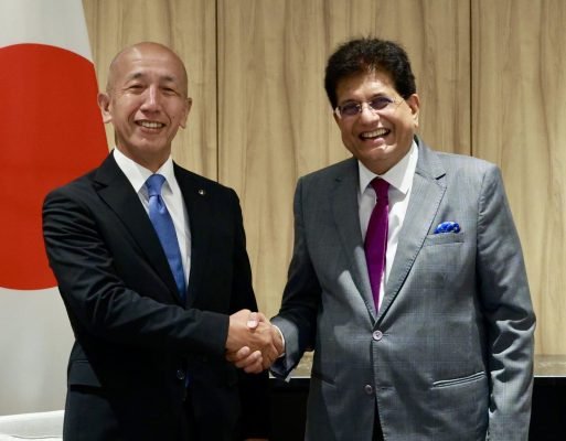 Piyush Goyal Meets Aichi Steel President to Strengthen India-Japan Steel Ties