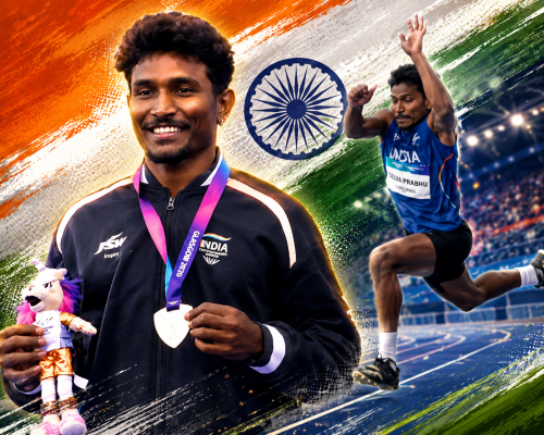 CWG 2026: Selva Prabhu Wins Triple Jump Bronze for India