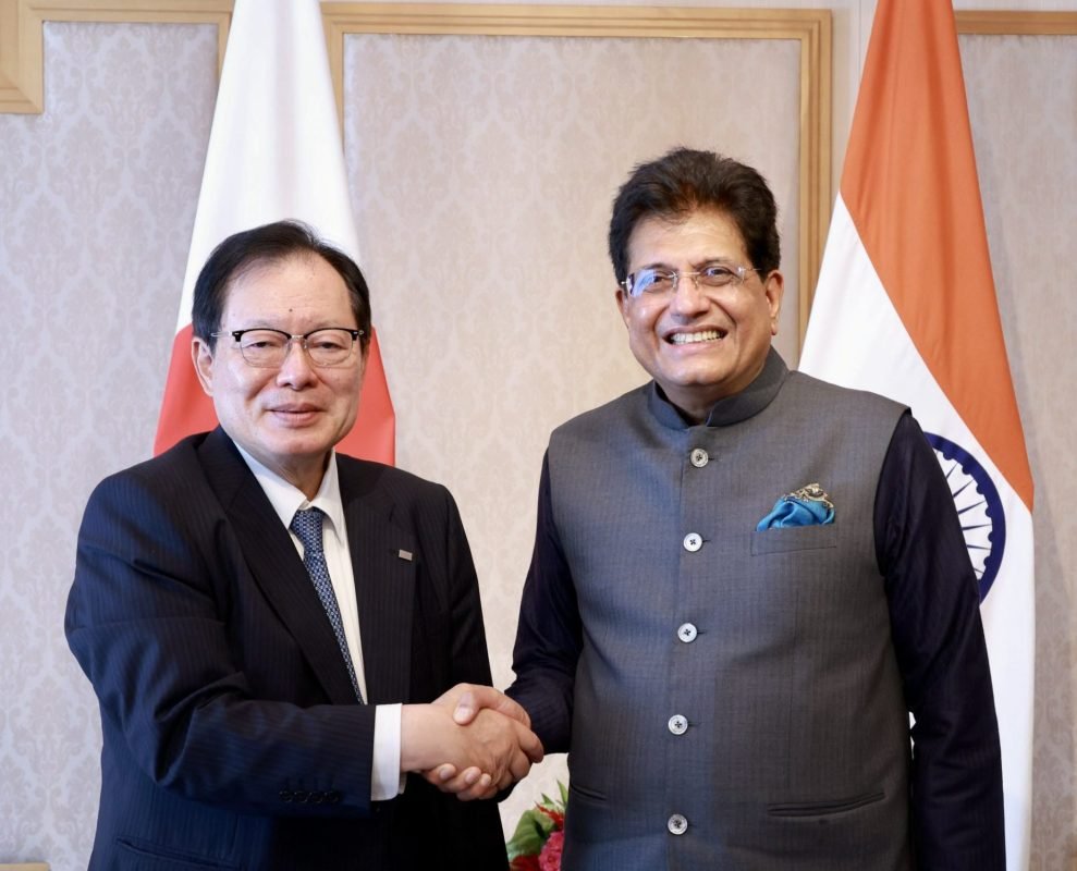 Piyush Goyal meets Toshiba COO Koji Ikeya to discuss investment and advanced manufacturing opportunities in