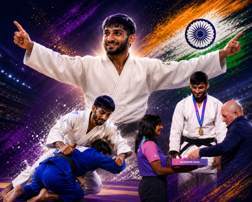 Historic Triumph: Harsh Singh Clinches Gold in Men's -60kg Judo at Commonwealth Games 2026
