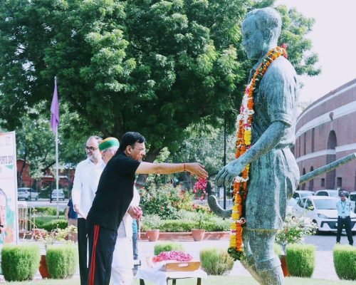 National Sports Day Celebrations Led by Mansukh Mandaviya