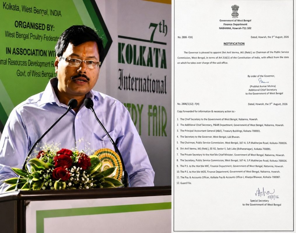 Anil Verma WBPSC Chairman Appointed to Lead State Commission
