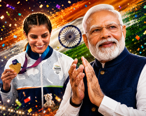 PM Modi Congratulates Sakshi Chaudhary on CWG 2026 Boxing Gold