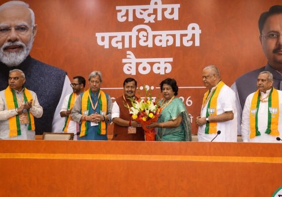 BJP National President Nitin Nabin Chairs First Meeting With New Office-Bearers