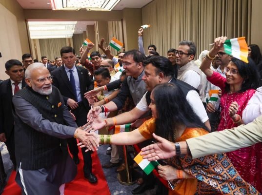 PM Modi Praises Indian Diaspora in Tashkent for Strengthening India-Uzbekistan Ties