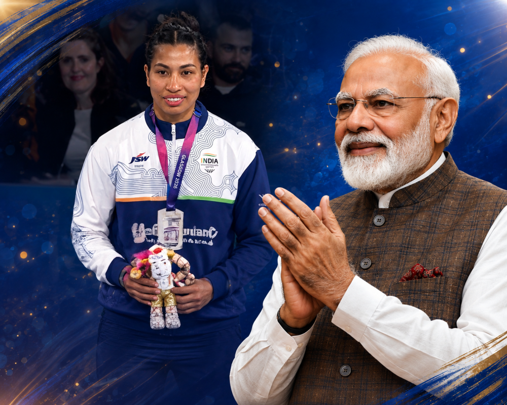 PM Modi Congratulates Lovlina Borgohain on CWG Silver