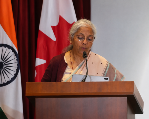 Nirmala Sitharaman Highlights India’s Growth, Scale and Young Population