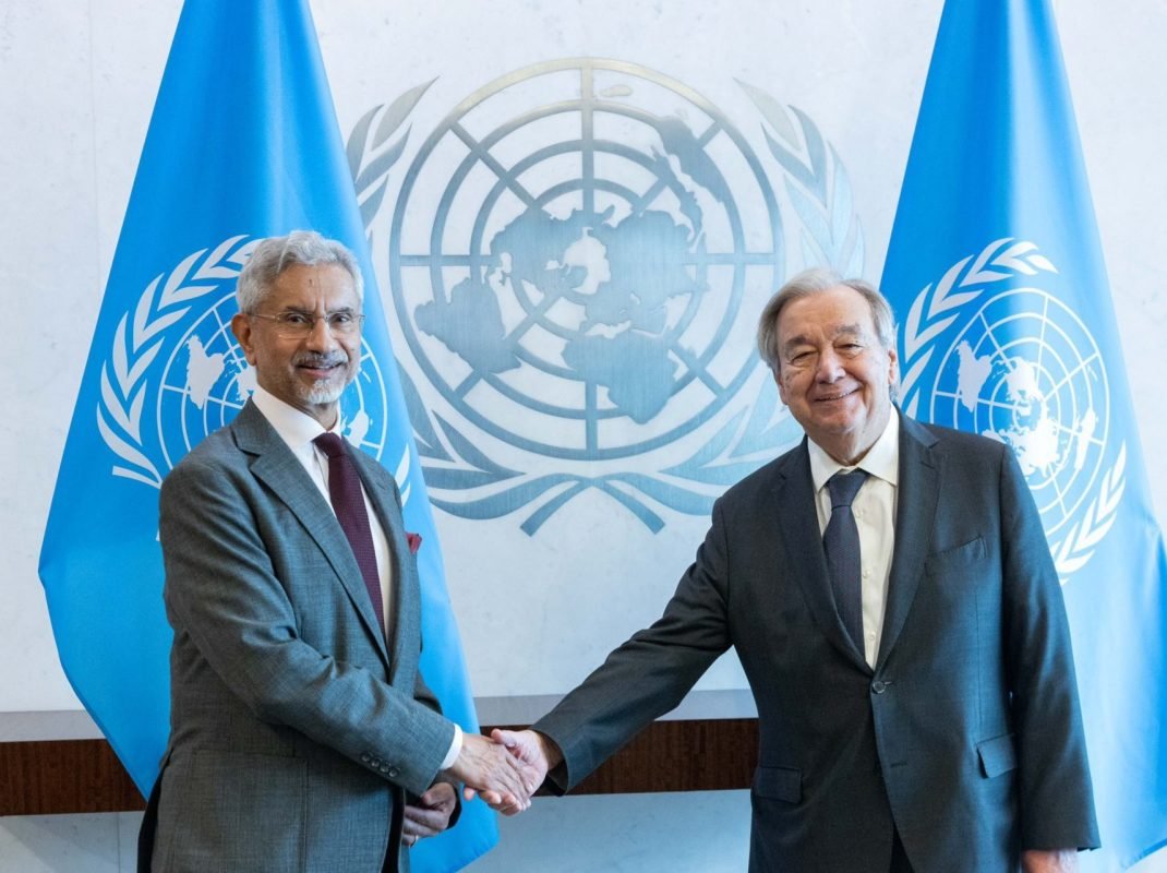 Jaishankar Meets UN Chief Guterres, Discusses Global Conflicts