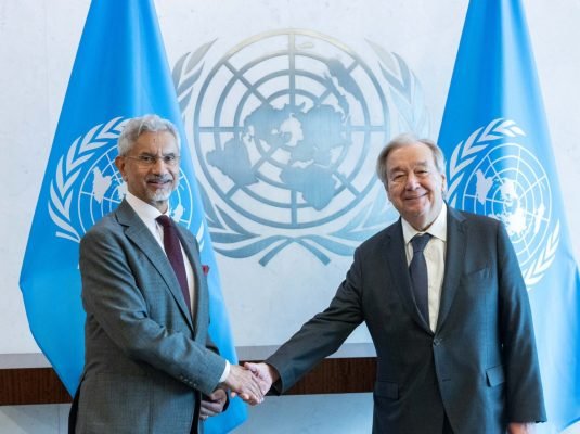 Jaishankar Meets UN Chief Guterres, Discusses Global Conflicts