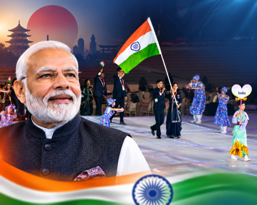 PM Modi Wishes Indian Contingent Ahead of Asian Games