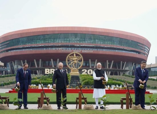 PM Modi, BRICS Leaders Plant Banyan Saplings in Delhi