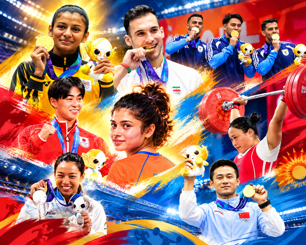 China leads the Asian Games 2026 medal standings after Day 4