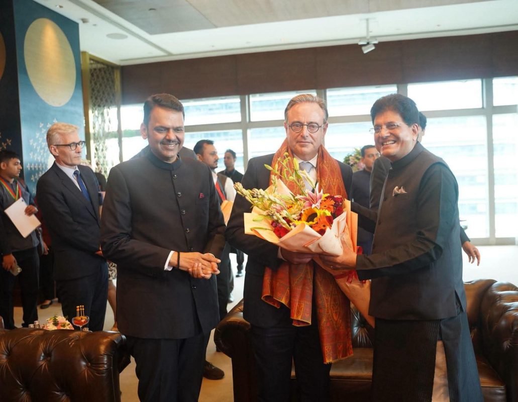 Piyush Goyal addresses India-Belgium High-Level Dialogue on India-EU FTA with Bart De Wever and Devendra Fadnavis