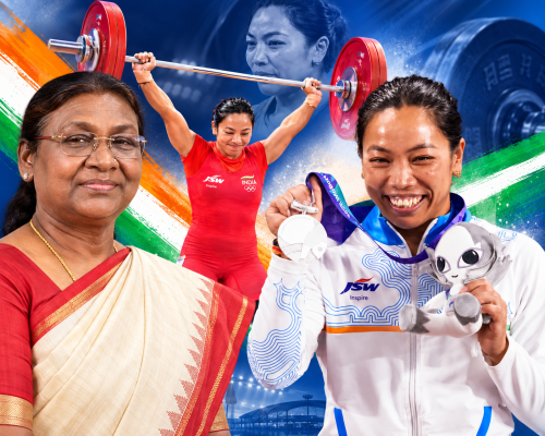 President Murmu Congratulates Mirabai Chanu on Asian Games Silver Medal