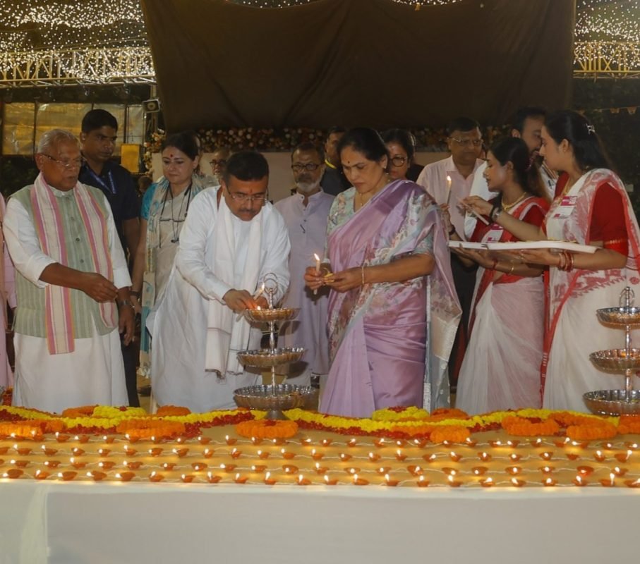 Suvendu Adhikari inaugurates the Ashirbad Ka Diya programme at Baje Kadamtala Ghat in Kolkata