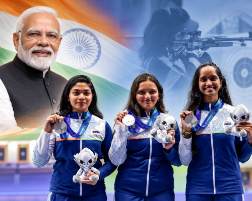 PM Modi Congratulates Indian Shooters on Asian Games Silver
