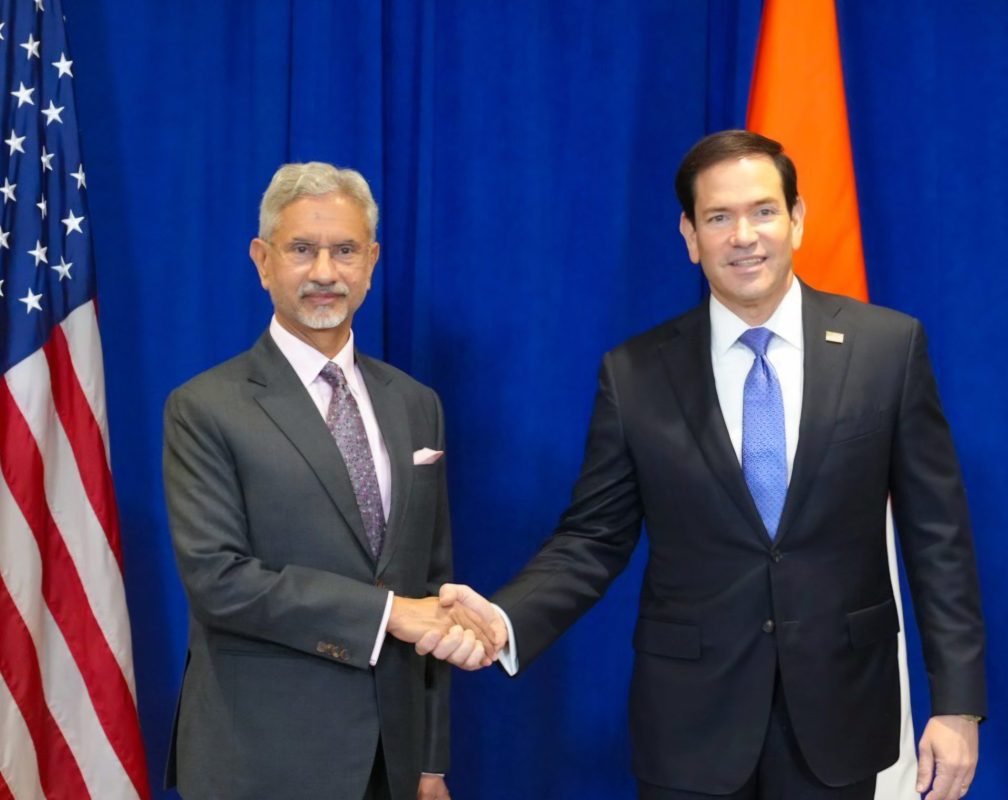 S Jaishankar and Marco Rubio meet on the sidelines of the UN General Assembly in New York.