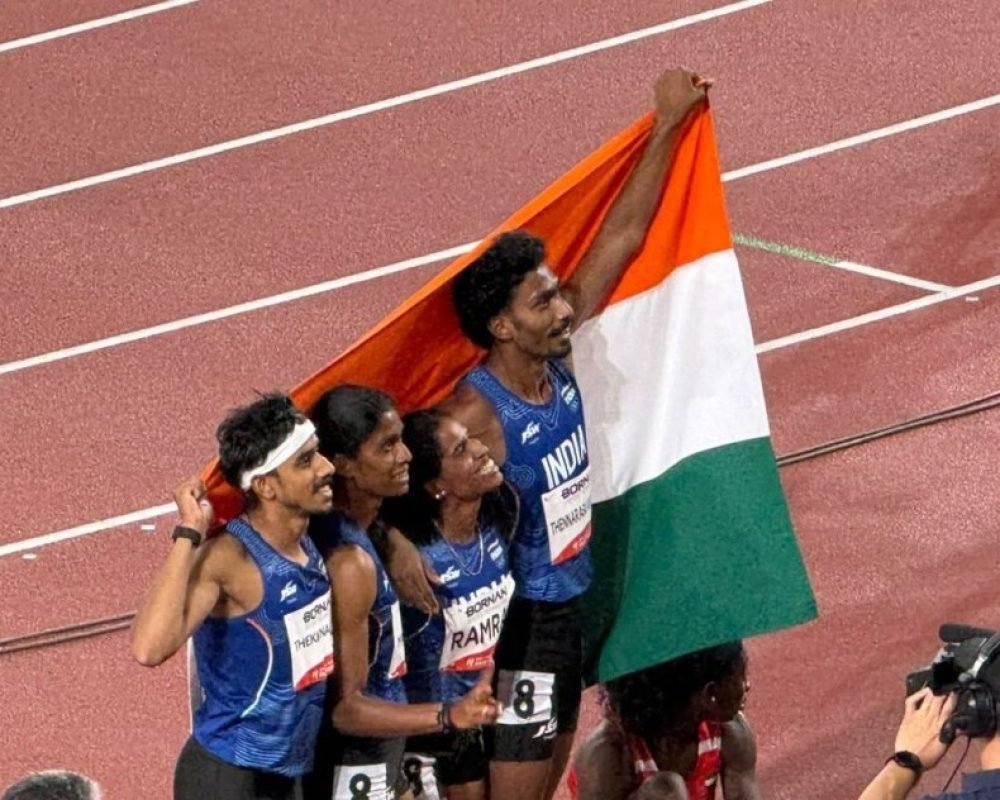 Asian Games 2026 Mixed 4x400m Relay Silver medal: Team India