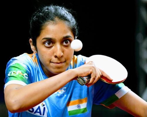 India Women Table Tennis Team Trail Singapore 2-1 in Group F