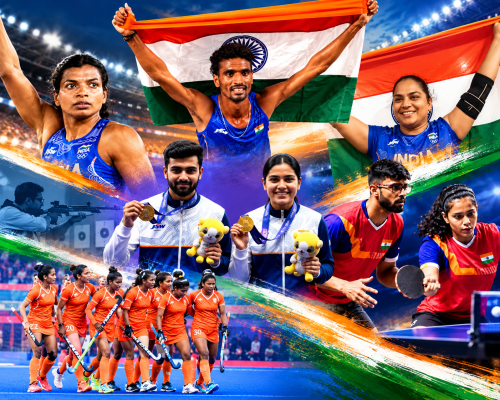 Asian Games 2026 Day 6: Team India Shines with Gold, Silver and Bronze