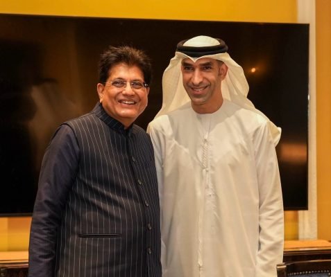 Piyush Goyal Meets UAE Foreign Trade Minister to Strengthen India-UAE Economic