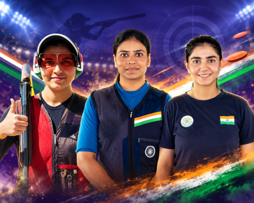 Women’s Trap Team Wins Silver as India Continues Strong Asian Games Run