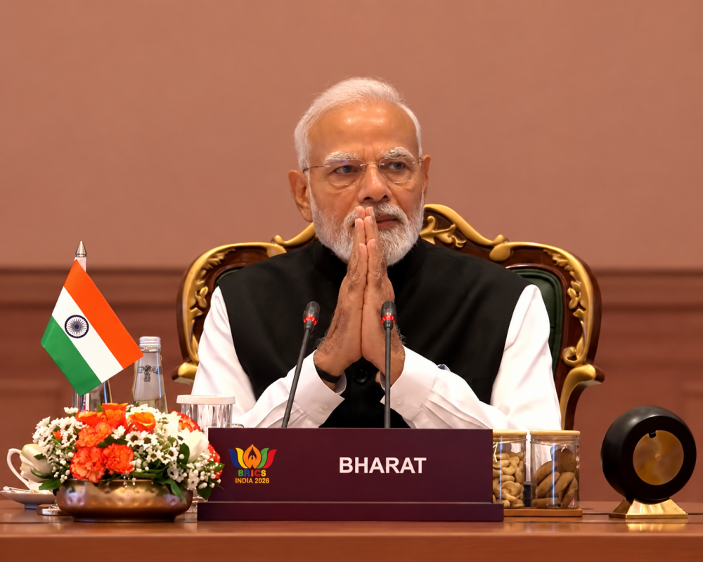 Prime Minister Narendra Modi addresses the 18th BRICS Summit in New Delhi