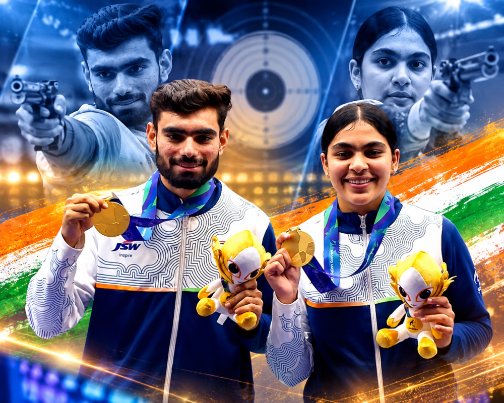Asian Games 2026 Shooting Gold: Kamaljeet & Suruchi Make History