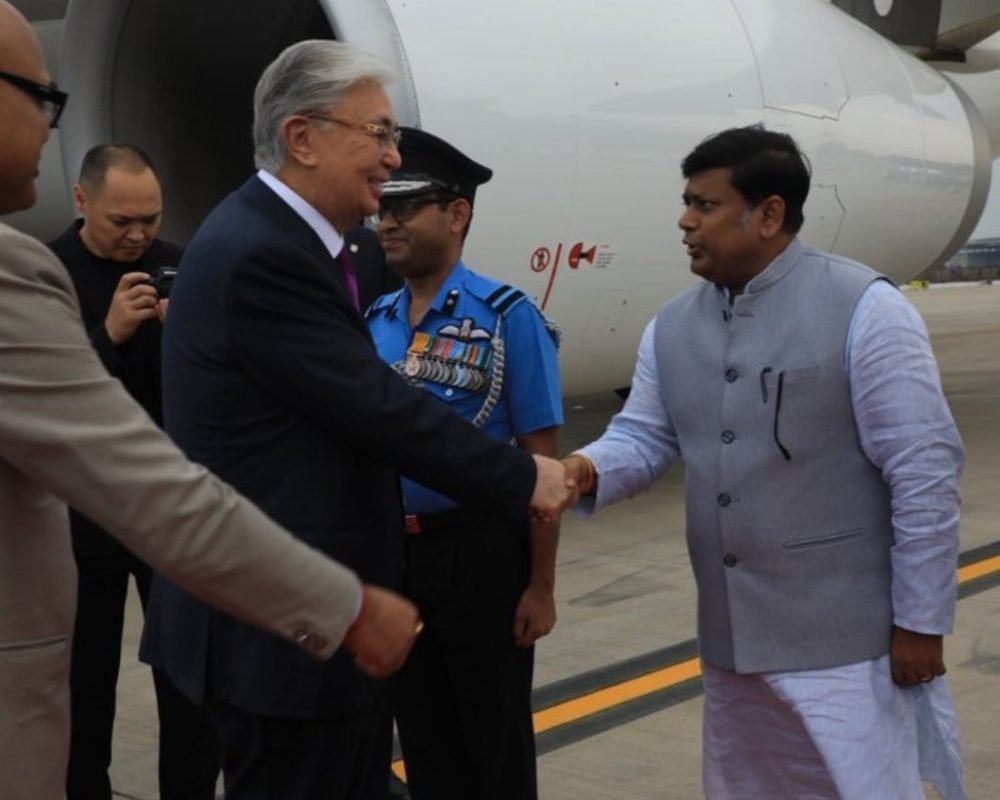 India Kazakhstan Relations: President Tokayev Arrives in India