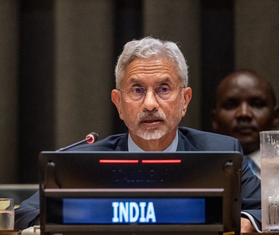 External Affairs Minister S Jaishankar addresses the inaugural P4M Summit on the sidelines of the 81st UN General Assembl
