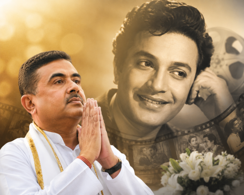 Suvendu Adhikari Pays Tribute to Uttam Kumar’s Enduring Legacy