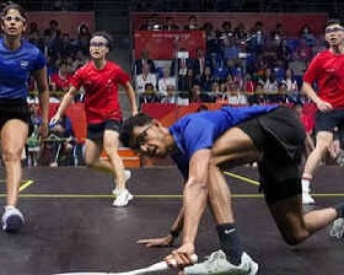 Asian Games 2026 Squash Mixed Doubles Bronze for India