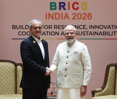 PM Modi Meets Iran President Pezeshkian at BRICS Summit