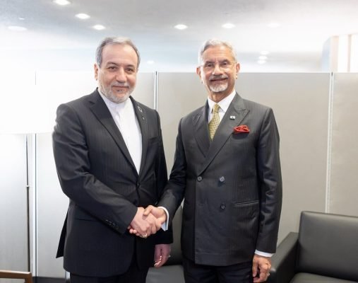 External Affairs Minister Dr. S. Jaishankar held a conversation with Iranian Foreign Minister Seyed Abbas Araghchi on the sidelines of the 81st United Nations General Assembly. The two leaders discussed the latest developments concerning the Gulf con
