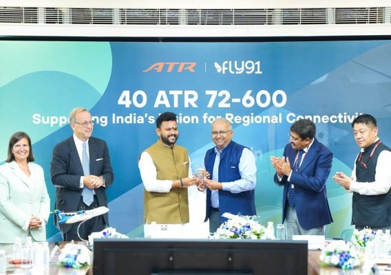 FLY91 Orders 40 ATR 72-600 Aircraft, Giving Major Boost to India’s Regional Aviation