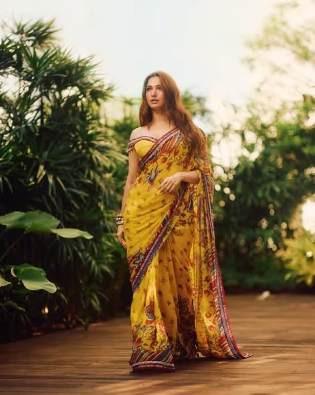 Draped in sunshine and elegance 💛✨
