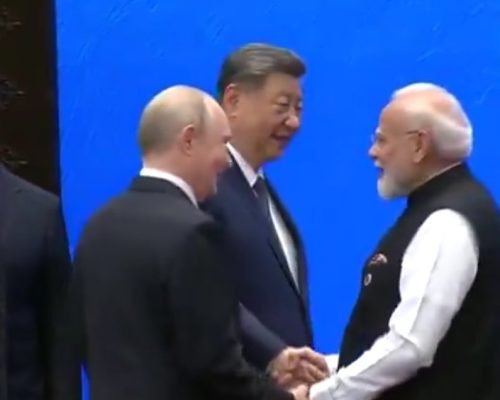 PM Narendra Modi SCO Summit: Modi Meets Xi Jinping and Vladimir Putin in Bishkek