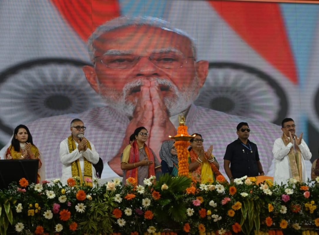 West Bengal Chief Minister Suvendu Adhikari attends Annapurna Day programme at Book Fair Ground in Bidhannagar