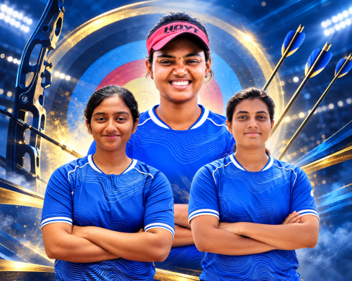 Bullseye for Gold: Indian Women’s Compound Archery Trio Retains Asian Games Title with Equal-World Record Score