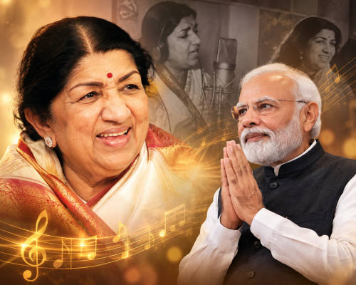 PM Modi Pays Tribute to Lata Mangeshkar on Birth Anniversary