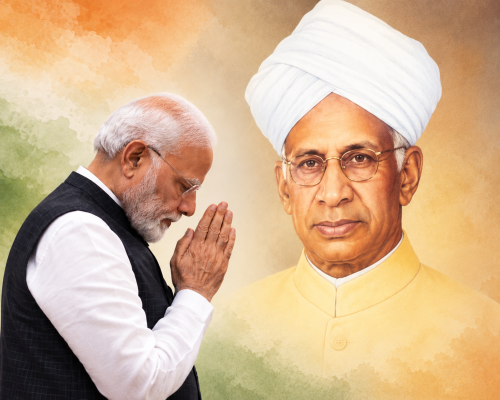 PM Modi Pays Tribute to Former President Dr. S. Radhakrishnan on Teachers’ Day